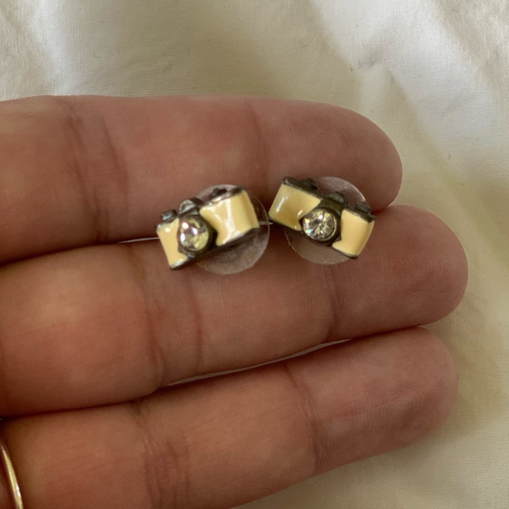 Camera earrings